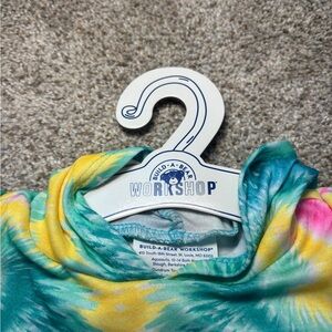 BUILD A BEAR RAINBOW Athleisure Set PJ'S Hoody OUTFIT CLOTHES NEW Tie Dye